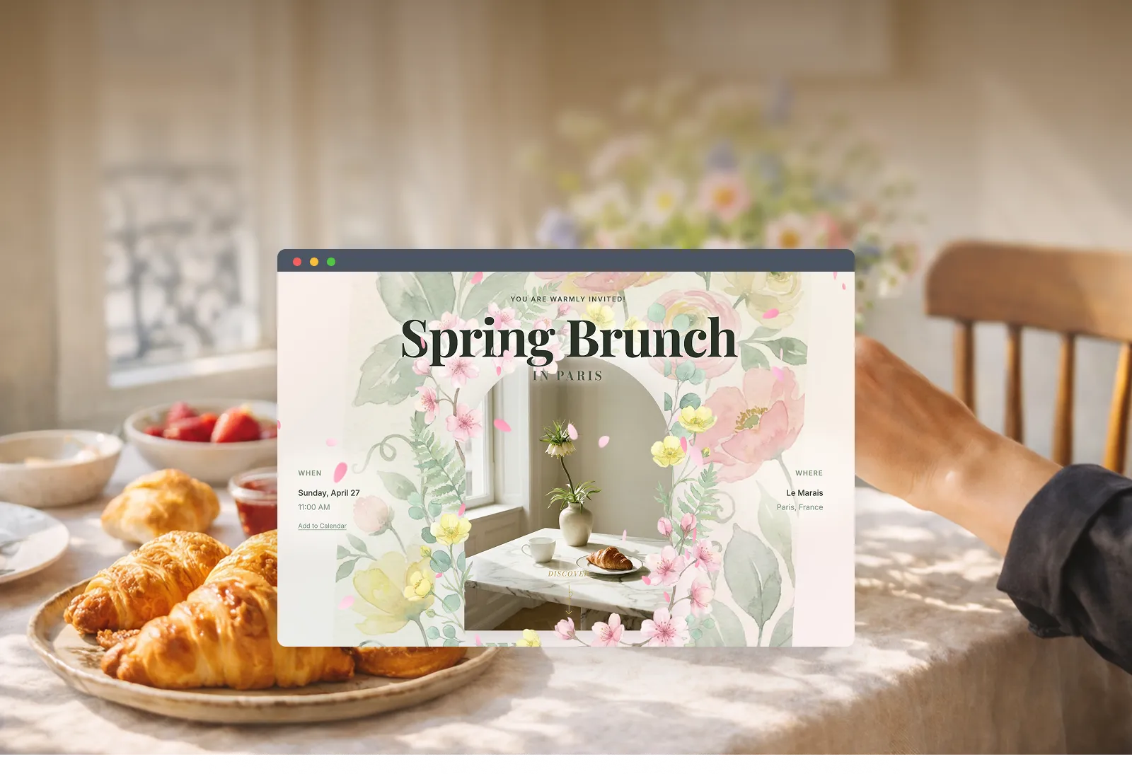 Spring Brunch Invitation